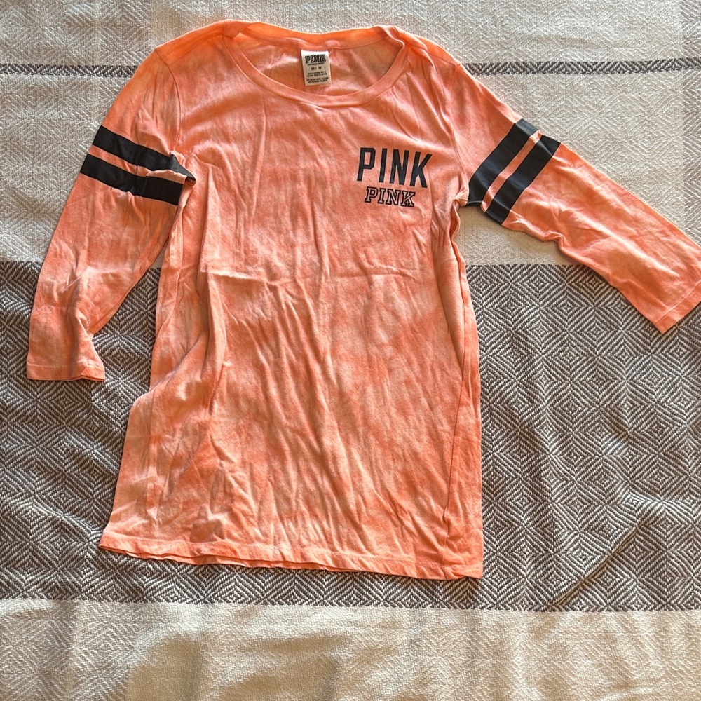 Victoria's Secret Orange Long Sleeve Tee